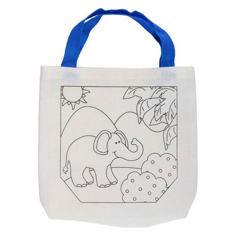 Katoenen tas met 5 stiften