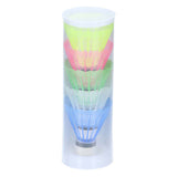 Eddy toys badminton shuttle - 5 styk - badminton fjerbolde plastik - farvede badminton shuttle - badmintonbolde til træning og rekreativ leg