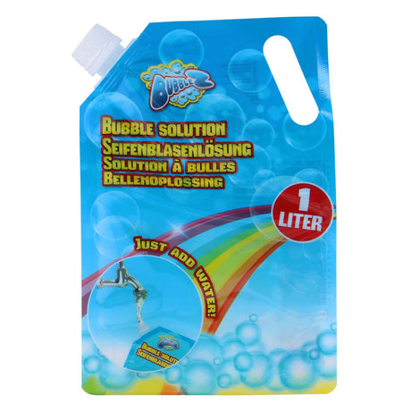 Bubblez boble blæser refill 2 liter - boble opløsning til boble blæser - sæbe boble væske refill - tilsæt blot vand