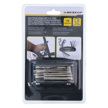 Dunlop multifunctional bicycle tool set with cover