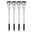 Solcellelamper 4,8x36,5cm - 4 stk.