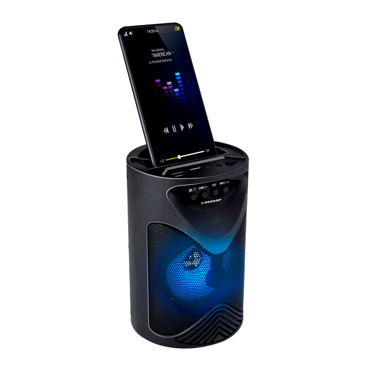 Dunlop bluetooth højtaler usb