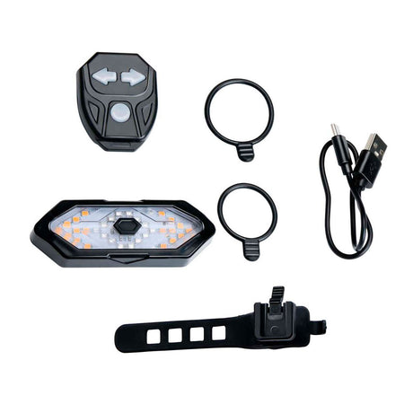 Dunlop fietslamp met richtingaanwijzer