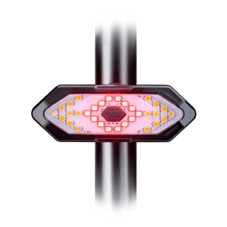 Dunlop fietslamp met richtingaanwijzer