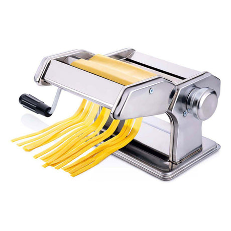 Alpina pastamaker handmatig - rvs - tafelklem - spaghetti, ravioli, lasagne