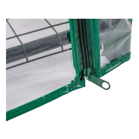 Kinzo drivhus - drivhushave drivhus 69x49x125 cm - dyrkningskasse med 3 etager - gennemsigtigt drivhusdesign med lynlås - drivhus drivhus til dyrkning af grøntsager - grønt