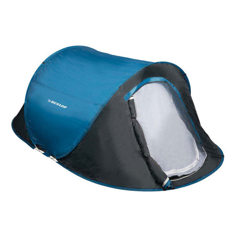 Dunlop pop-up telt til 2 personer - 255x155x95 cm - hurtigt opsat, vejrbestandigt