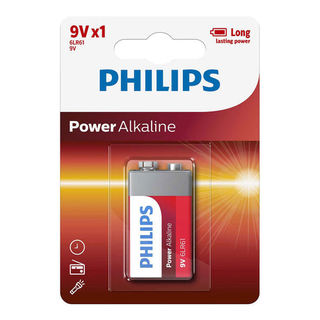 Philips batteri powerlife batteri powerlife 6f22 e-blok 1 i blisterpakning