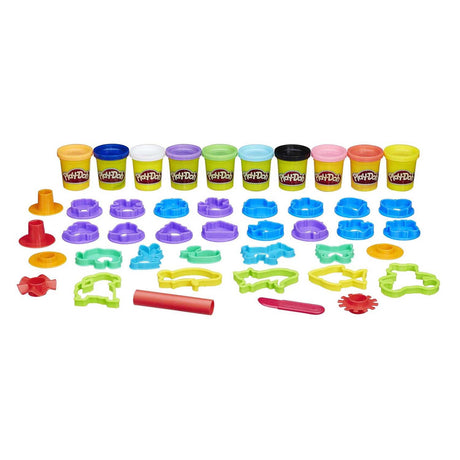Hasbro play-doh værktøjssæt med +30 dele 10 lerpotter