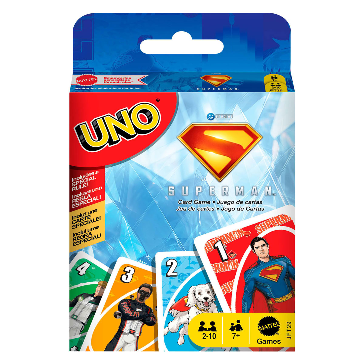 Mattel uno superman kortspil
