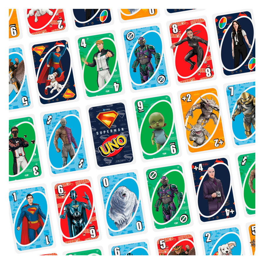 Mattel uno superman kortspil