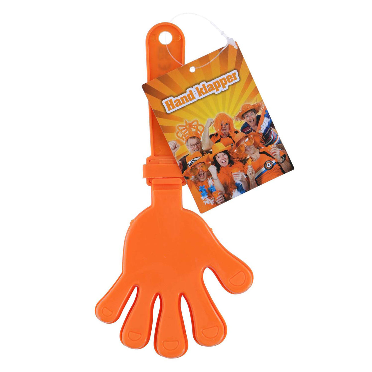 Klap i hånden orange