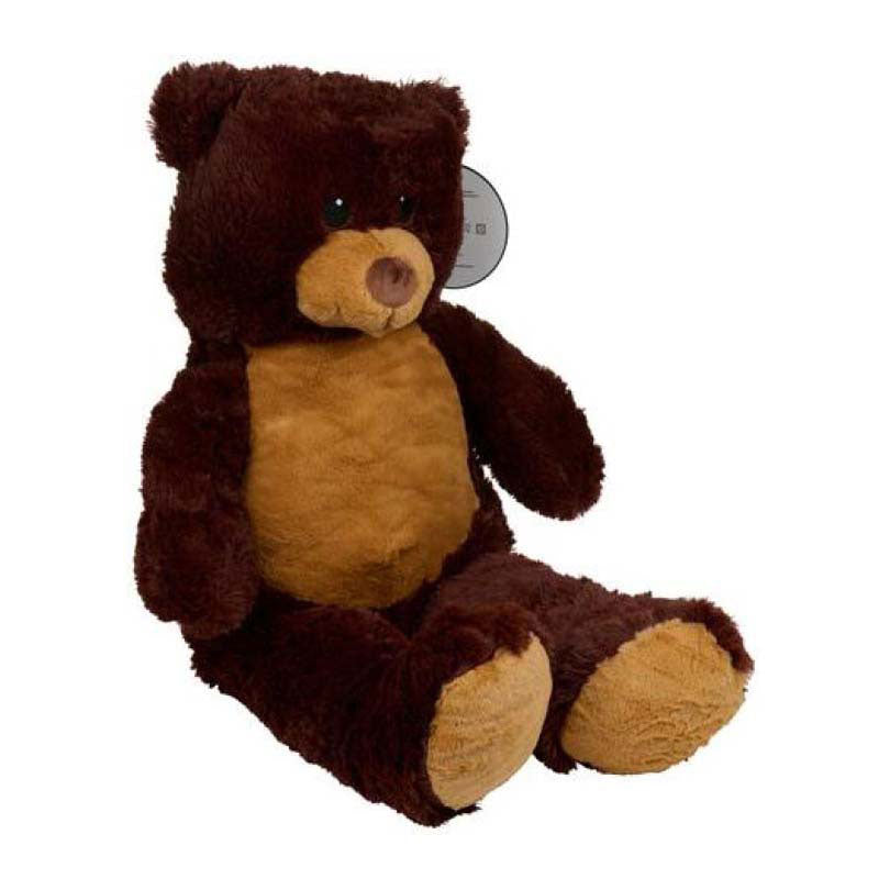 Brun bamse plys, 90 cm