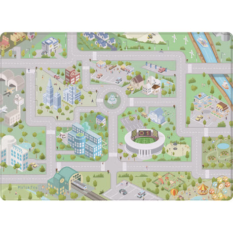 måtter forstærker; joy måtter joy city square legemåtte stor 130x180 cm