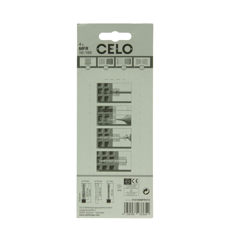 Celo 1065491 - multifunktionel vinduestik mfr 10-100 sb tx | 5 stk