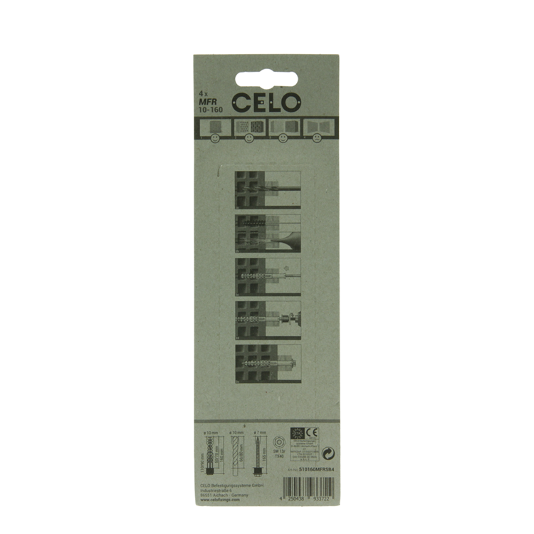Celo 1065499 - multifunktionel vinduestik mfr 10-160 sb ssks | 5 stk