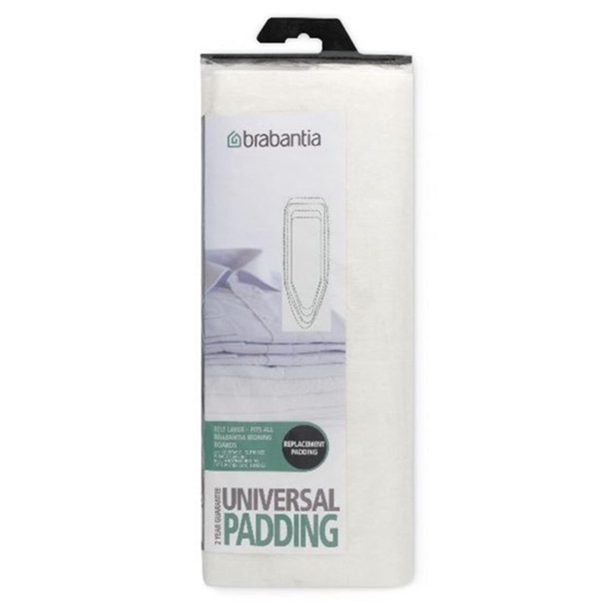 Brabantia strygebræt underlag - universal - filt - 135 x 49 cm - hvid