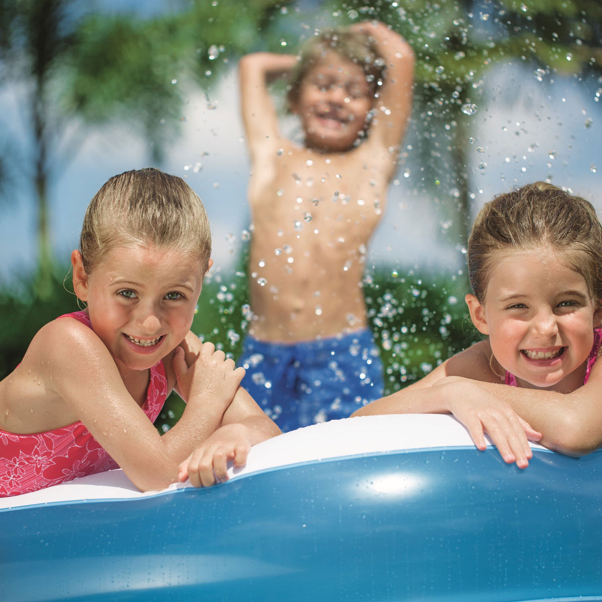 Bestway Family Pool rektangel, 305x183x46cm