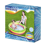 Bestway børnepool runde farver, 102cm