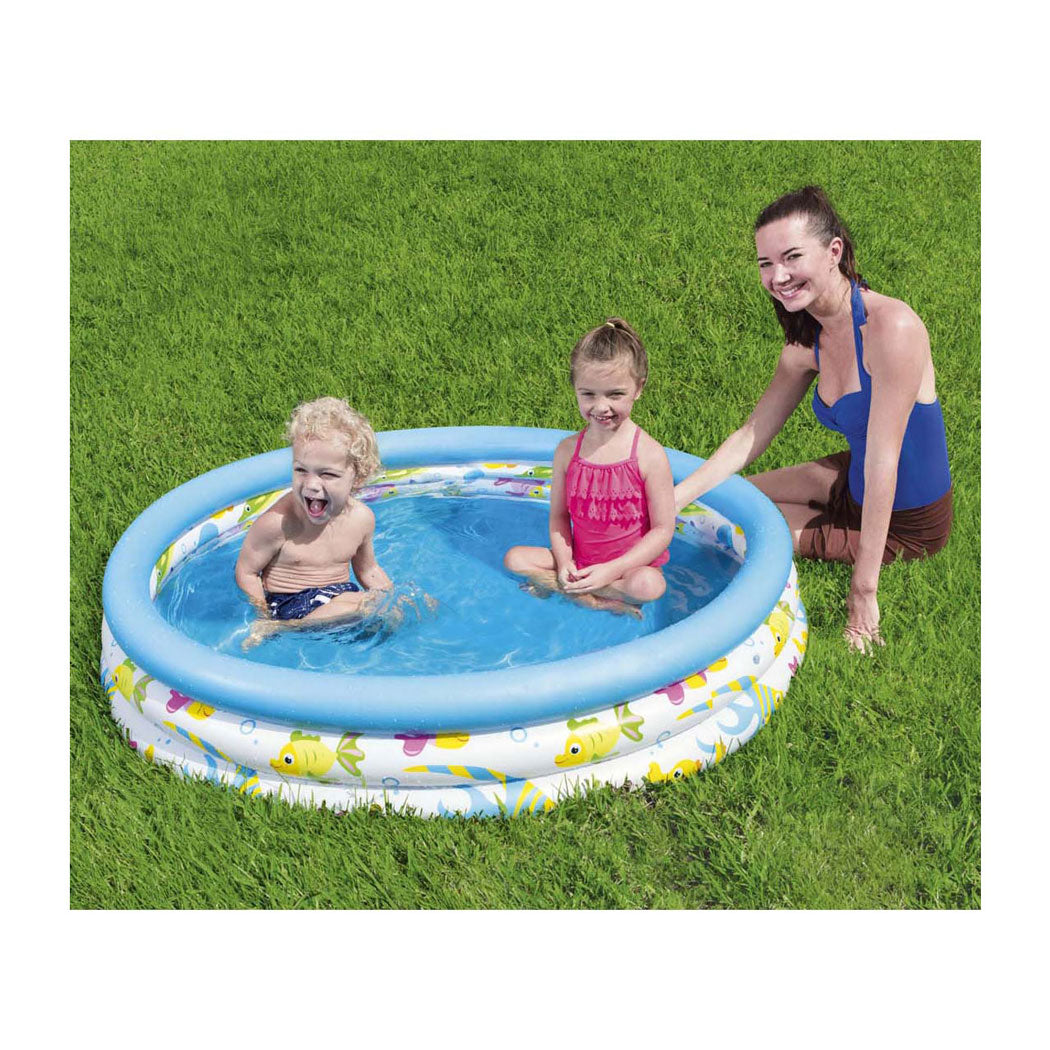 Bestway børnebassin omkring koralrevet, spiller pool 122