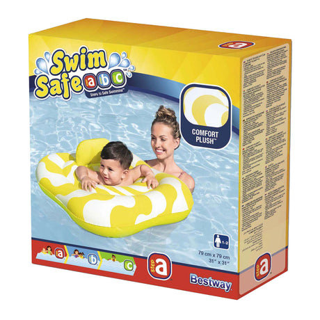 Bestway svømmesæde komfort plys babybåd pool 1-2 år multicolor.