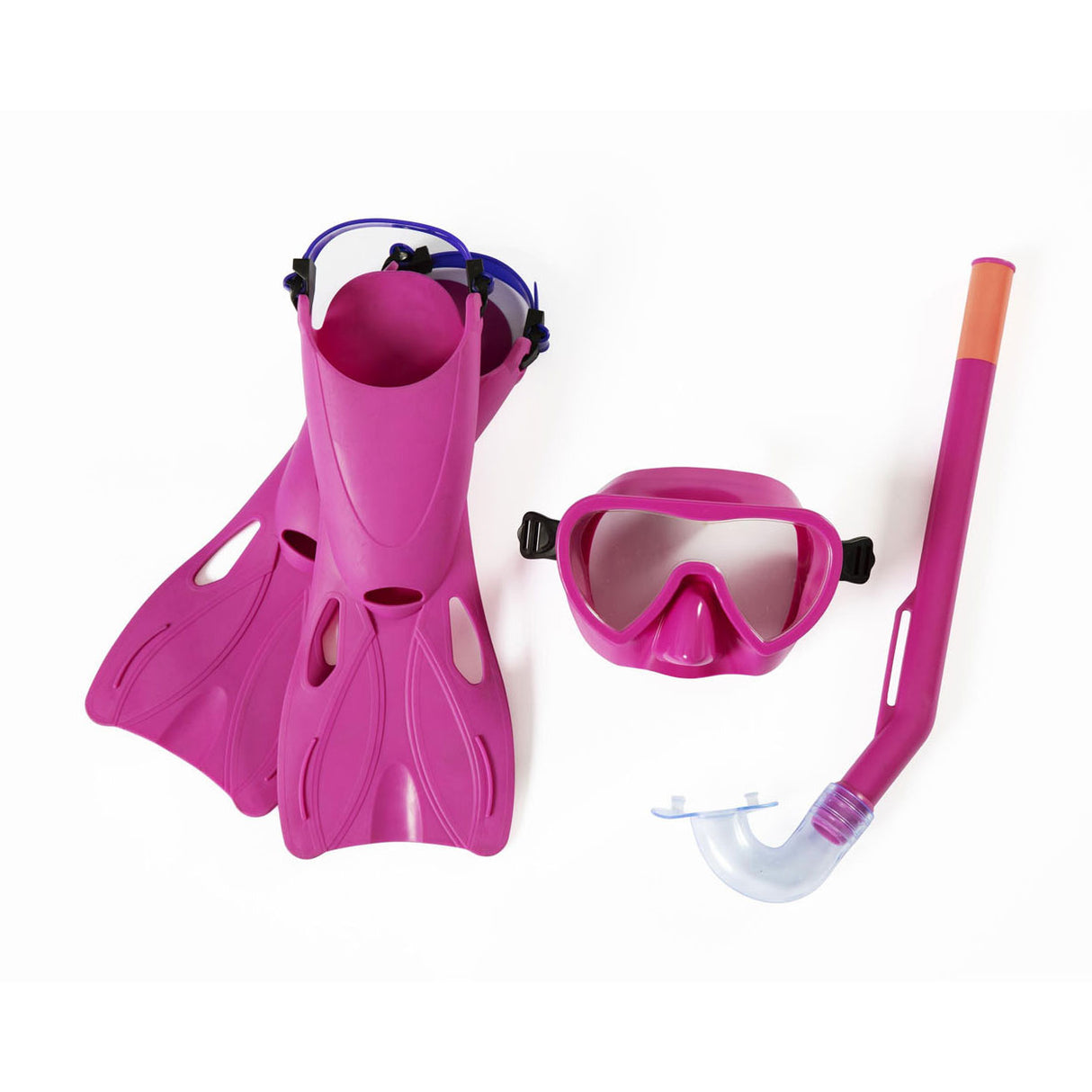 Bestway crusader essential snorkelsæt pink, 3 år+