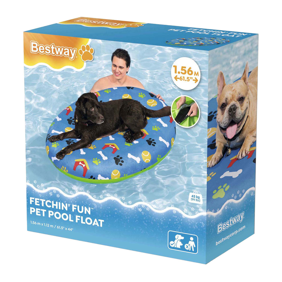 Bestway fetchin' sjov oppustelig luftmadras til kæledyr