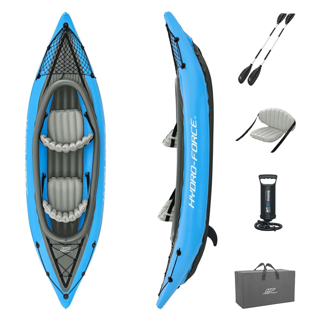 Bestway hydro force kajak cove champion x2 sæt