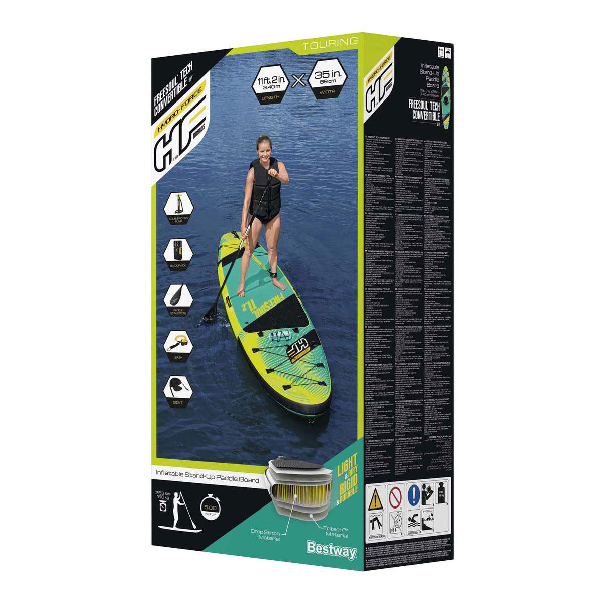 Bestway hydro force supboard freesoul tech udskifteligt sæt
