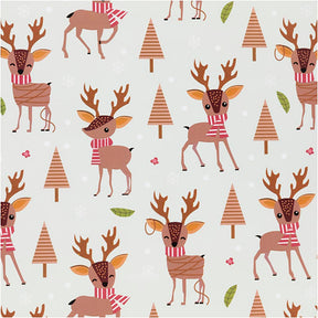 Indpakningspapir, bambi, b: 50 cm, 80 gr, isblå, 100 m 1 rulle