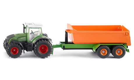 Siku fendt med krogløftevogn og kasse 9,7x34x6,5cm