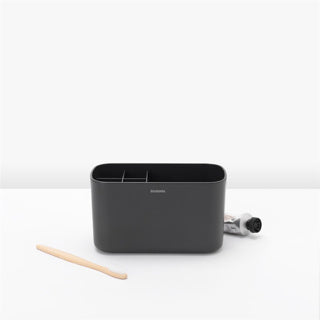 Brabantia renew tandbørsteholder - 11 x 19,6 x 9,9 cm - mørkegrå