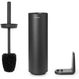 Brabantia mindset toiletbørste med holder - fritstående og hængende - mineral infinite grå