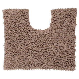 Sælskind twist toiletmåtte 45x50 cm - mikrofiber - sand