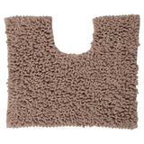 Sælskind twist toiletmåtte 45x50 cm - mikrofiber - sand