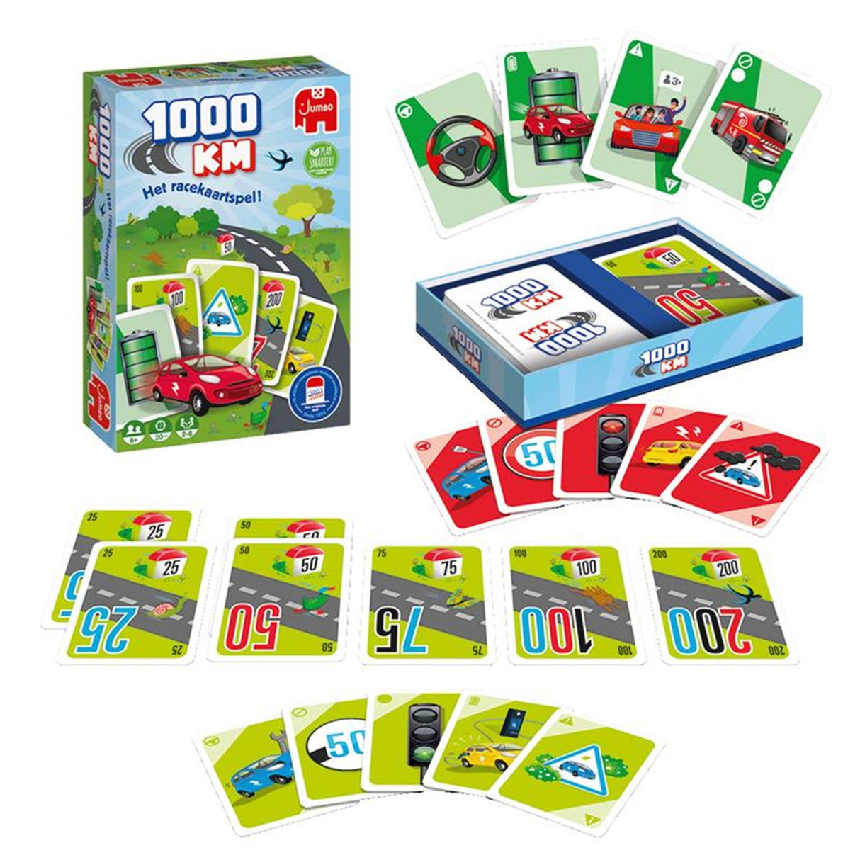 Jumbo 1000 km kortspil