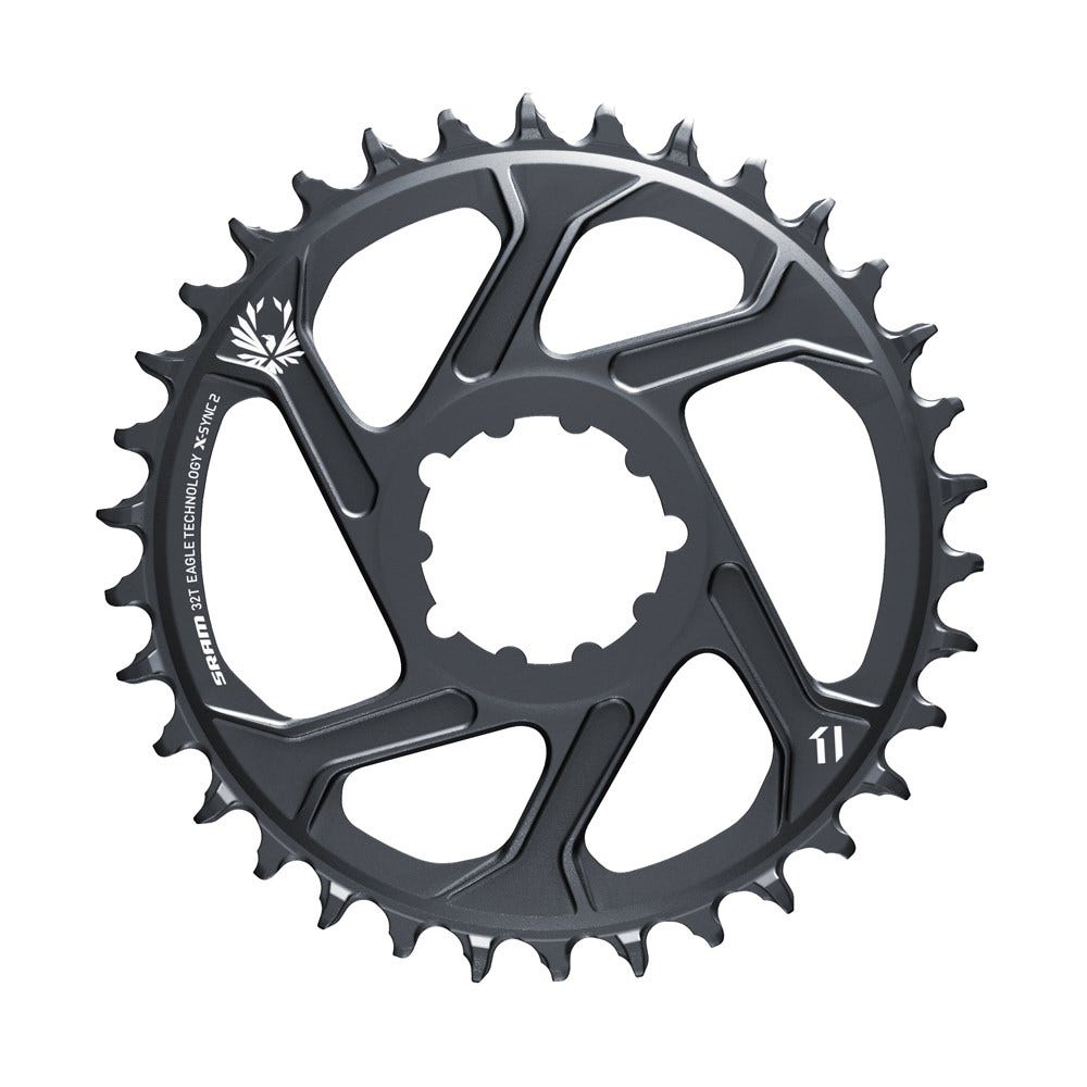 Sram kædering 32t x-sync 2 direkte montering xx1 eagle boost månegrå