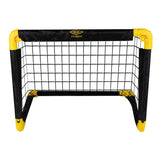 Umbro fodboldmål - fodboldmål 50 x 44 x 44 cm - foldbart fodboldmål - nemt at opbevare - fodboldtræningsmål til børn og voksne - plastik - sort gul