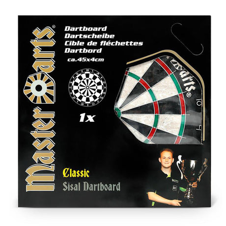 Masterdarts master dart sisal dartskive klassisk - 45 cm