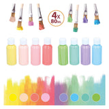 Akrylmaling pastel, 4 dele.