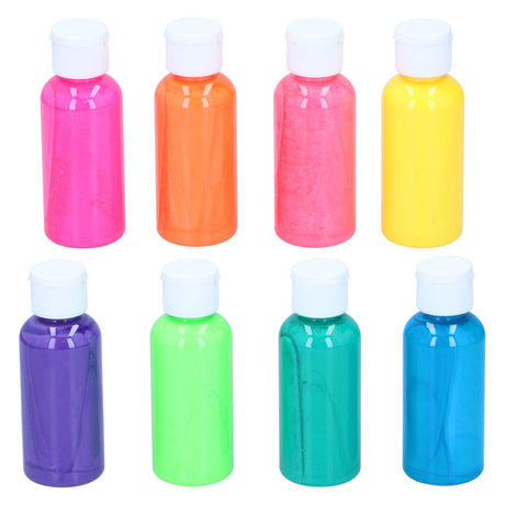 Akrylmaling neon, 4 stk.