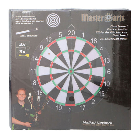 Master dart dartskive sæt med resultattavle