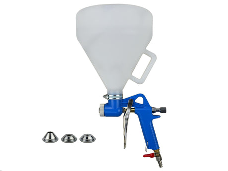 Geko lufttragt sprøjtepistol - justerbare dyser - 4500 ml plastikkop