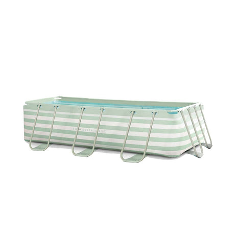 Essens | grøn hvid overjordisk swimmingpool 400x200x100 cm