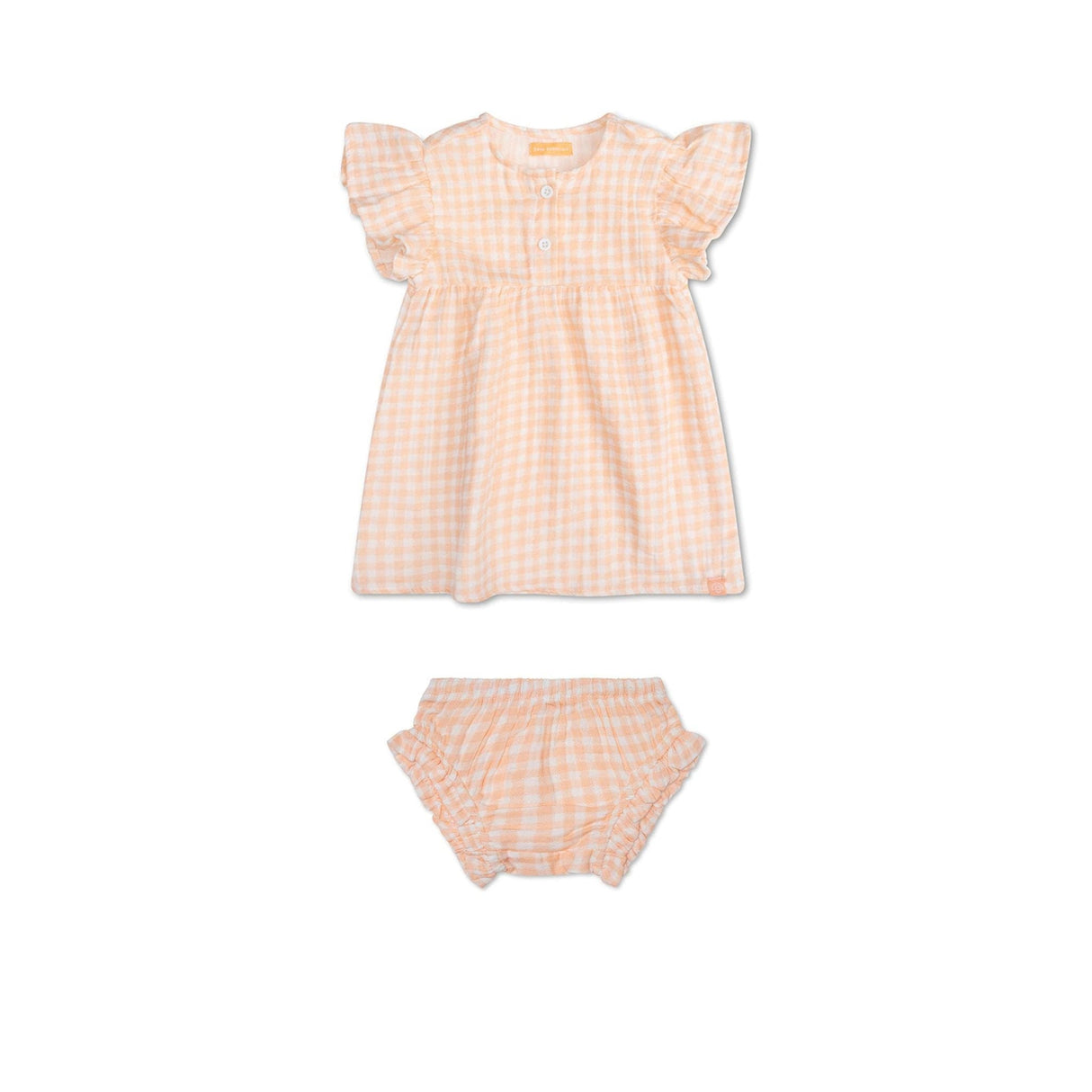 Sunset Grid | orange hvide piger sæt strand - muslin