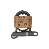 Axa U-lås Newton mini pro + kabel 100 10 - sort