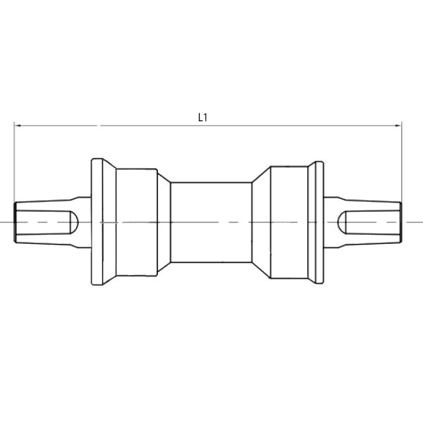 M-Wave bundbeslag reparation sæt stål 127 mm