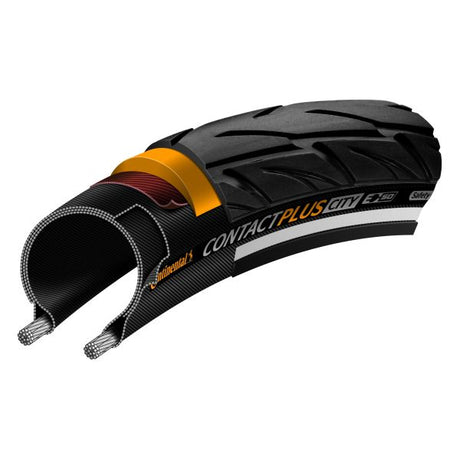 Continental Tire Contact Plus City 37-622 (28x1.40) Black Reflex