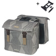 Basil dobbelt cykeltaske elegance mik 40 - 49 liter - chateau taupe