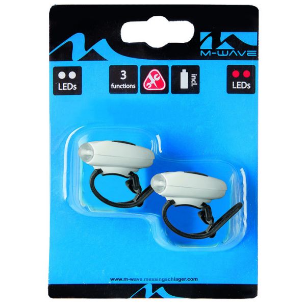 Messing rocker mini LED belysningssæt m-wave cobra 3